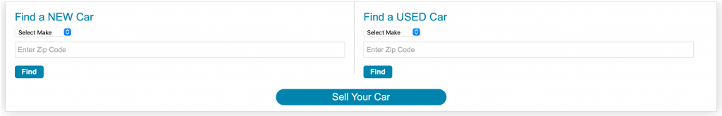 Search Widget and Sell Your Car